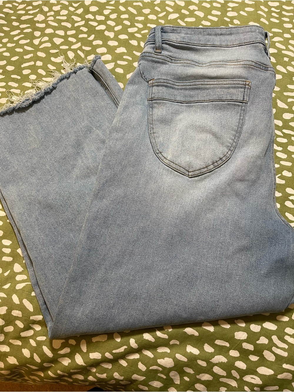 MOCO boutique Light Blue Women's High-Rise Straight Jeans